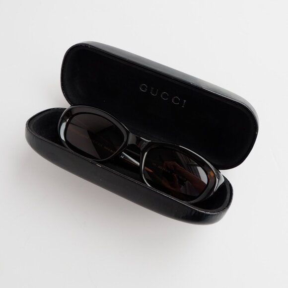 Authentic Preowned Gucci Brown Acetate Square Frame Sunglasses - Picture 2 of 8